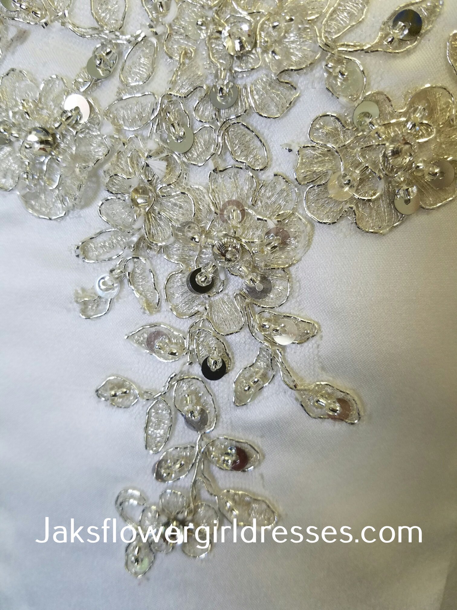 lace flower girl dress